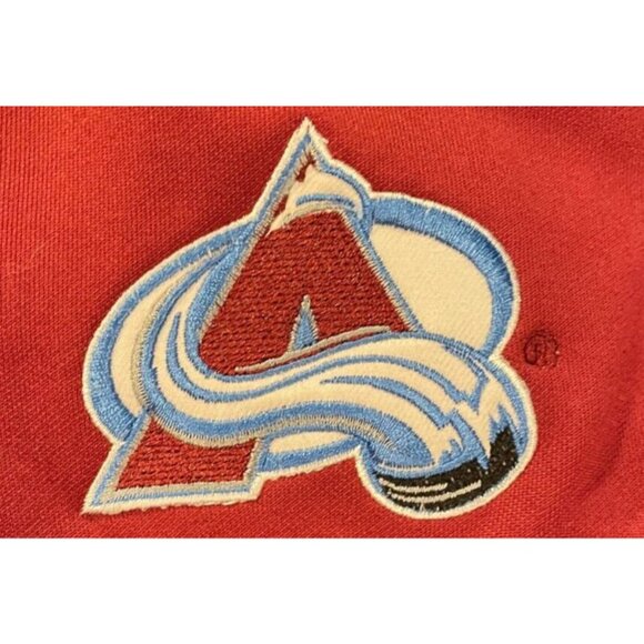 Colosseum Colorado Avalanche Youth L (16/18) Full-Zip Hoodie Jacket Red & Gray c - Picture 6 of 11